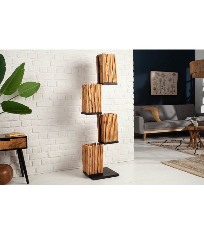 Invicta Interior Vloerlamp EUPHORIA 154 cm longanhout - 40504