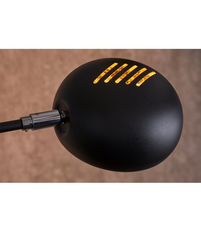 Invicta Interior Vloerlamp met vijf lichtpunten, 210 cm, zwart-goud met marmeren voet. - 22967