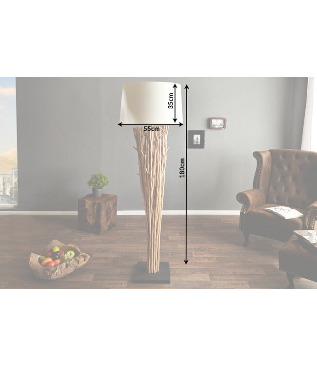 Invicta Interior Vloerlamp EUPHORIA 180cm driftwood - 20697