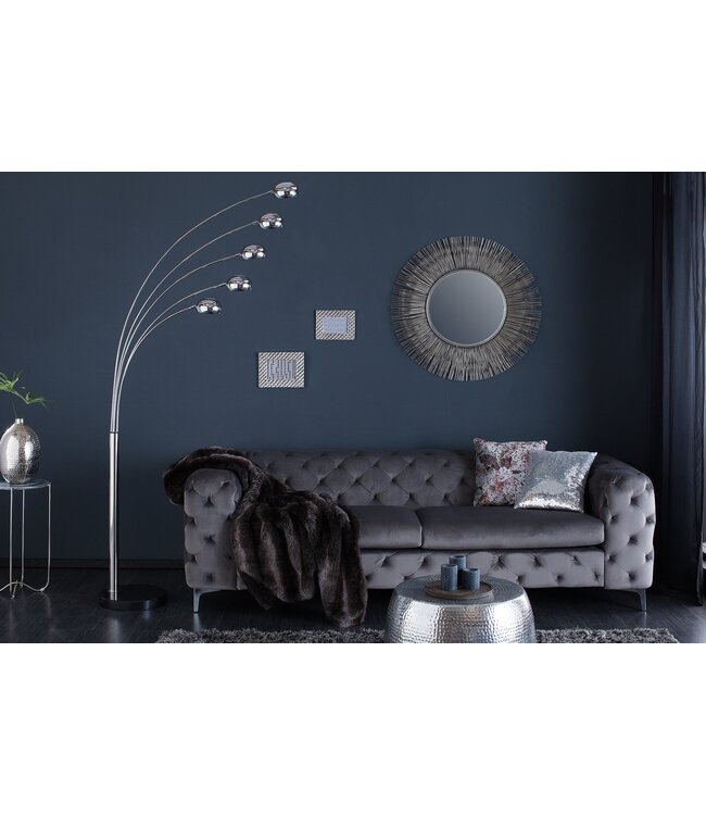 Invicta Interior Vloerlamp met vijf lichtpunten, 200 cm, chroom - 7365