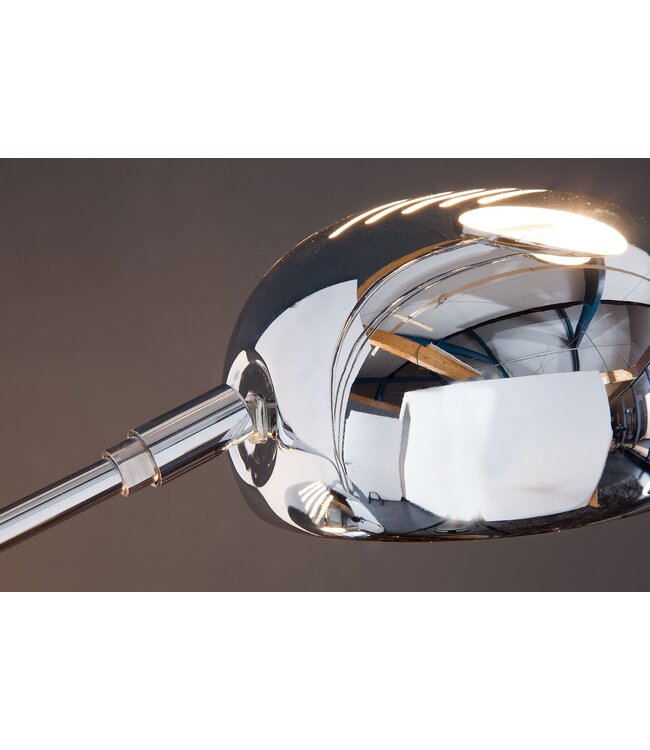 Invicta Interior Vloerlamp met vijf lichtpunten, 200 cm, chroom - 7365