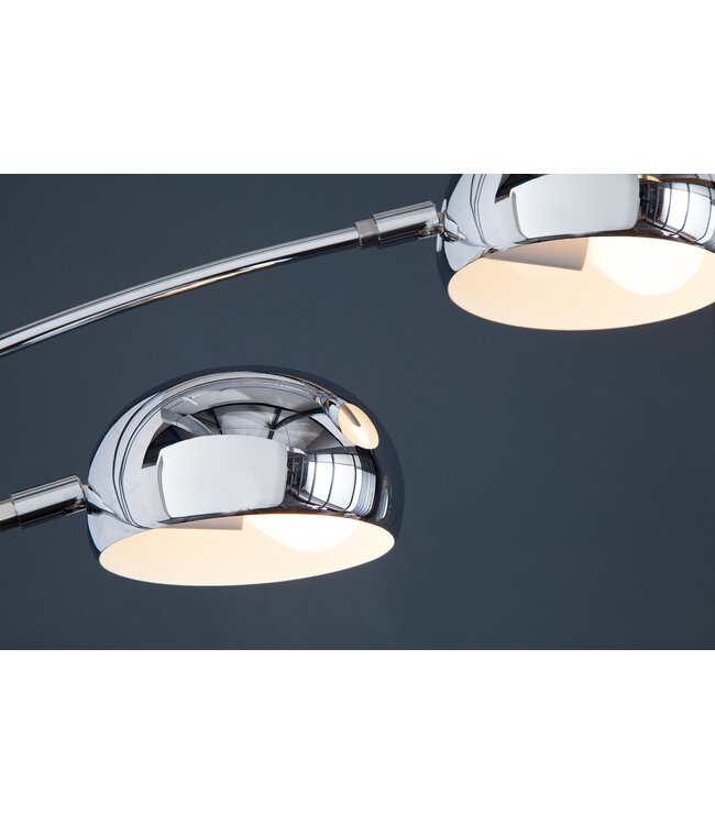 Invicta Interior Vloerlamp met vijf lichtpunten, 200 cm, chroom - 7365
