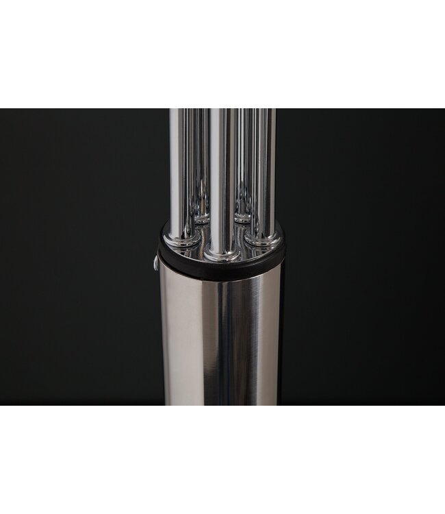 Invicta Interior Vloerlamp met vijf lichtpunten, 200 cm, chroom - 7365