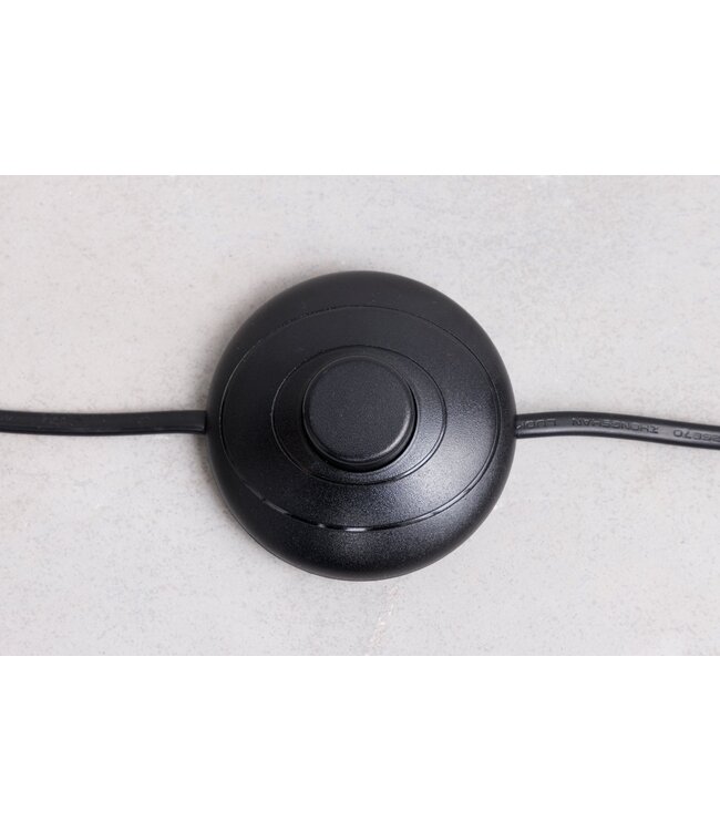 Invicta Interior Vloerlamp WIENER GEFLECHT 140cm zwarte poten - 42807