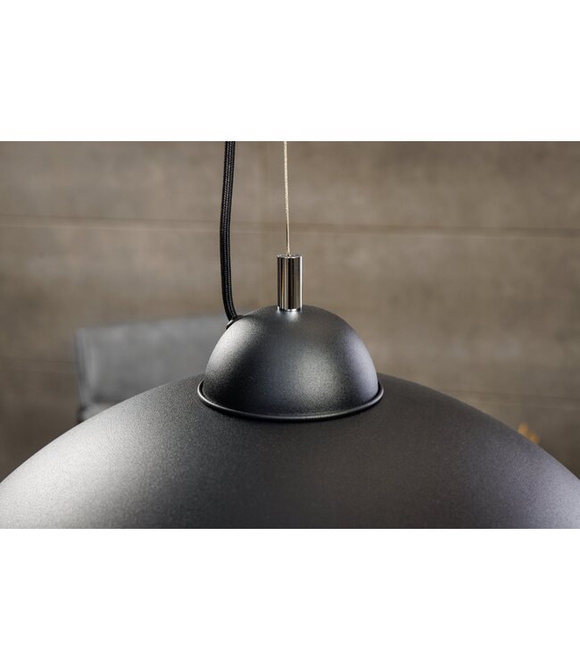 Invicta Interior Hanglamp STUDIO 55cm zwart zilver - 36595