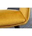 Invicta Interior Stoel NORDIC STAR met gestructureerde stof in mosterdgeel - 43424
