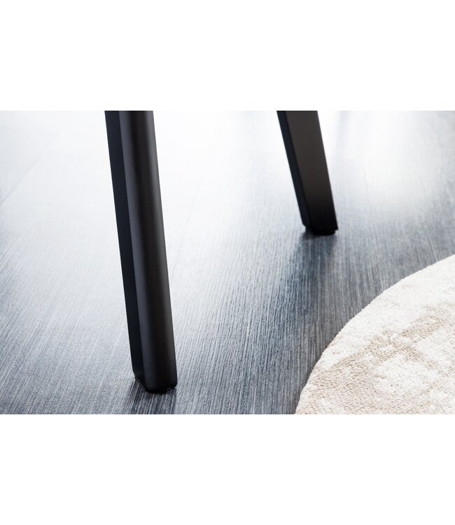 Invicta Interior Stoel NORDIC STAR met gestructureerde stof in mosterdgeel - 43424