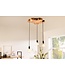 Invicta Interior Hanglamp HYPNOTIC 50 cm, gemaakt van natuurlijk longanhout - 44686