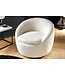 Invicta Interior Fauteuil ALPINE 360° draaibaar bouclé wit - 43531