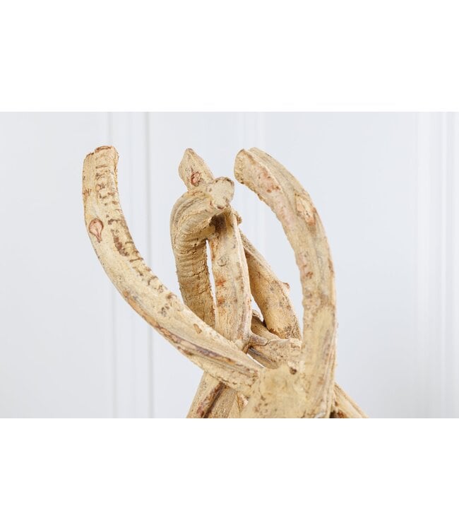 Invicta Interior Vloerlamp VIGNE 150 cm van gerecycled hout incl. LED-lamp - 43075