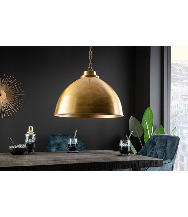 Invicta Interior Hanglamp INDUSTRIAL 43cm goud - 41446