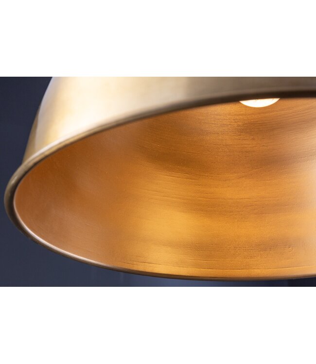 Invicta Interior Hanglamp INDUSTRIAL 43cm goud - 41446