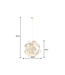 Invicta Interior Hanglamp INFINITY HOME 63 cm goud - 42809