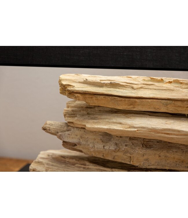 Invicta Interior Tafellamp RIVERINE drijfhout zwart - 17327