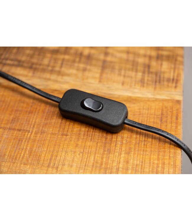 Invicta Interior Tafellamp RIVERINE drijfhout zwart - 17327