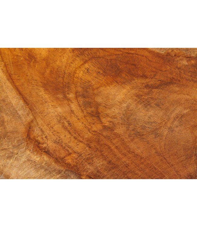 Invicta Interior Tafellamp HYPNOTIC 50cm lampenkap beige teakhout naturel - 44685