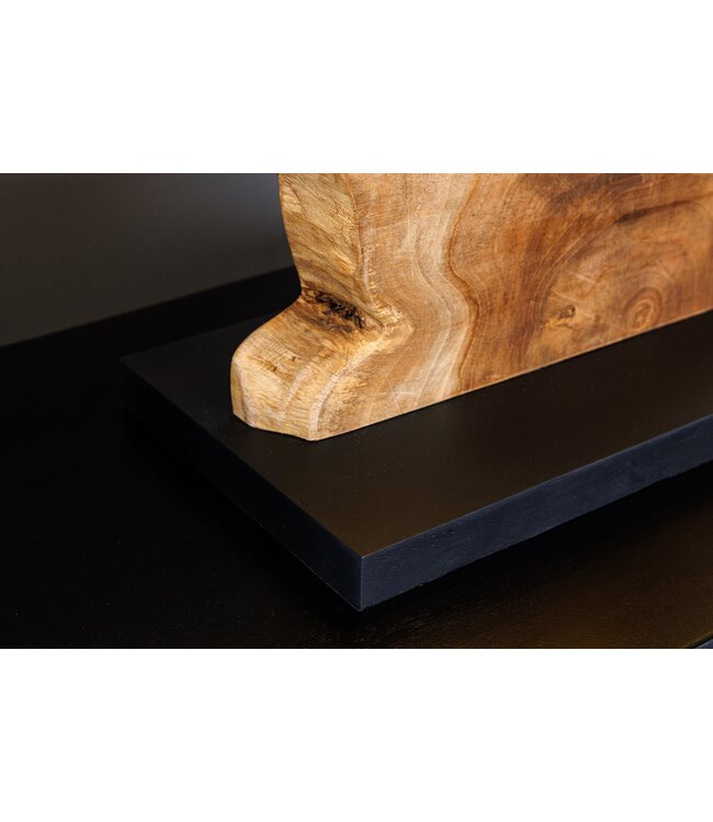 Invicta Interior Tafellamp HYPNOTIC 50cm lampenkap beige teakhout naturel - 44685