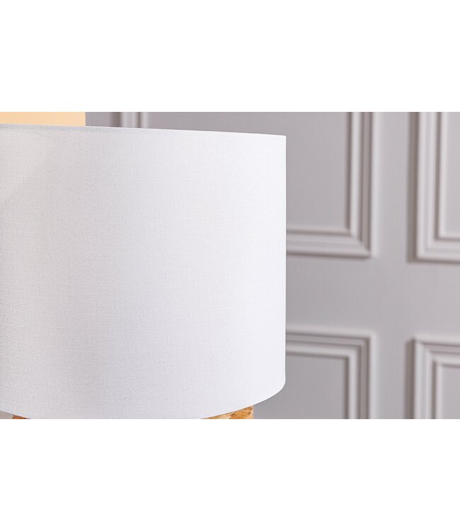 Invicta Interior Tafellamp PURE NATURE 45 cm van gerecycled ijzer en hout - 43930