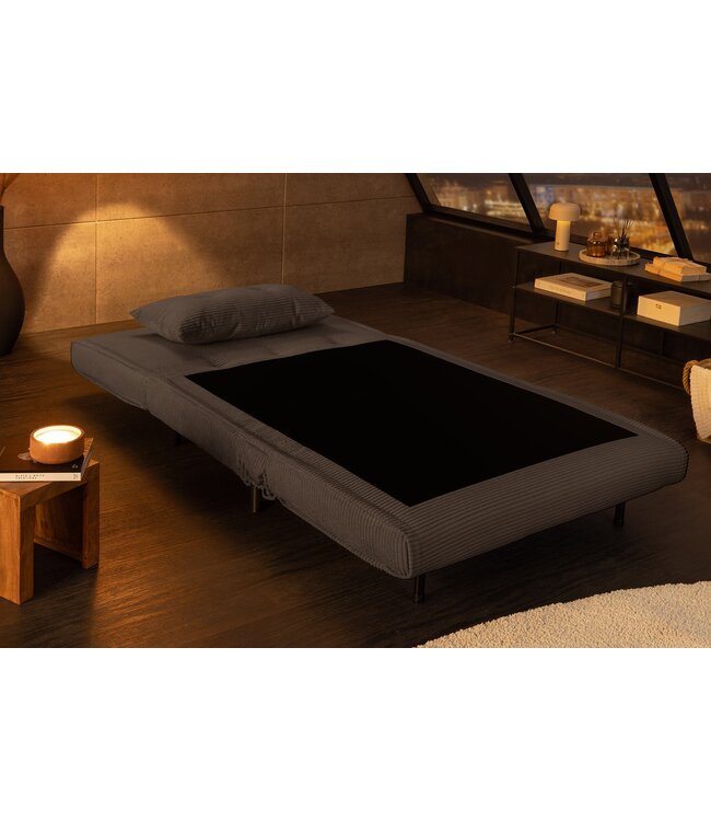 Invicta Interior Slaapstoel SMART MULTIFUNCTION 100cm snoer grijs - 47141