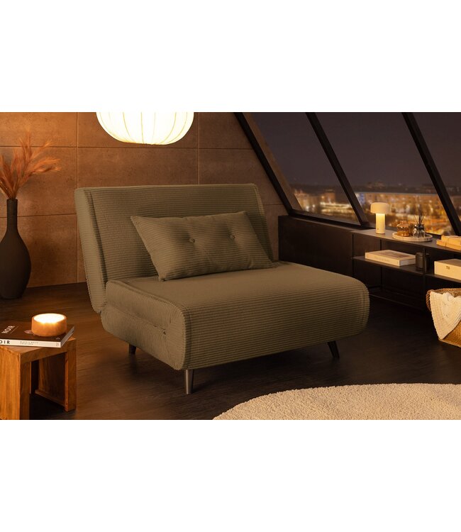 Invicta Interior Slaapstoel SMART MULTIFUNCTION 100cm snoer groen - 47143