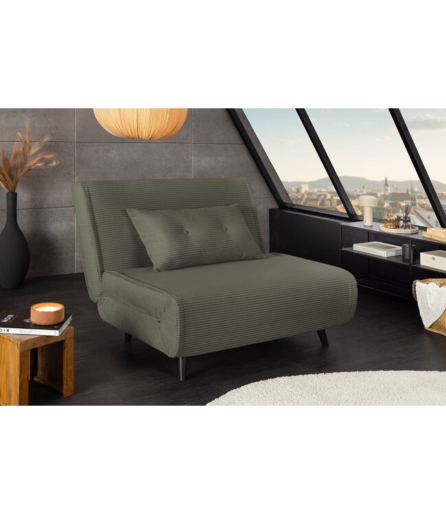 Invicta Interior Slaapstoel SMART MULTIFUNCTION 100cm snoer groen - 47143