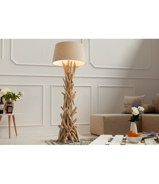 Invicta Interior Vloerlamp WILD NATURE 155cm drijfhout - 30208