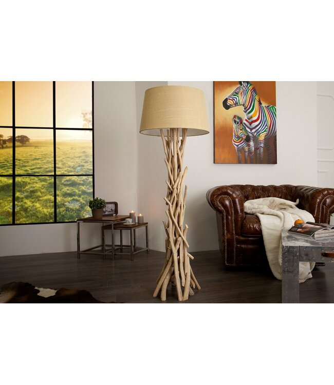 Invicta Interior Vloerlamp WILD NATURE 155cm drijfhout - 30208