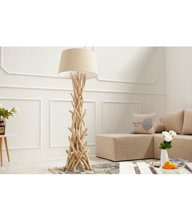 Invicta Interior Vloerlamp WILD NATURE 155cm drijfhout - 30208