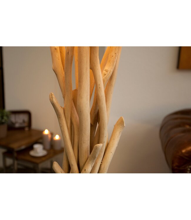 Invicta Interior Vloerlamp WILD NATURE 155cm drijfhout - 30208