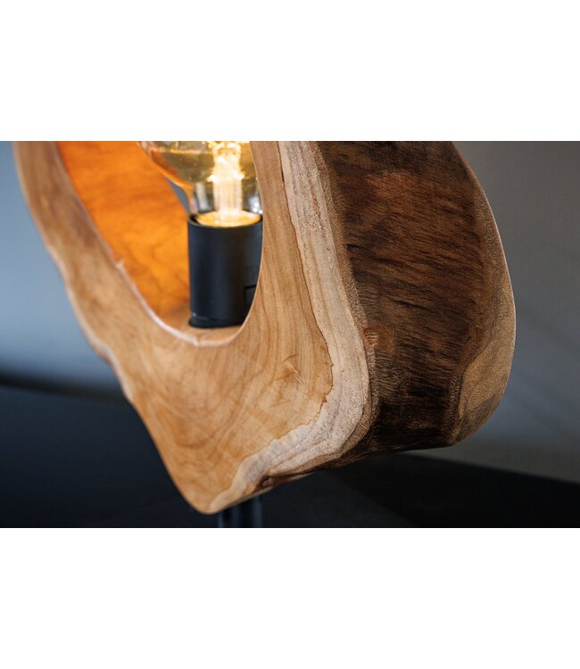 Invicta Interior Tafellamp ORGANIC ARTWORK 55cm teakhout naturel - 44683