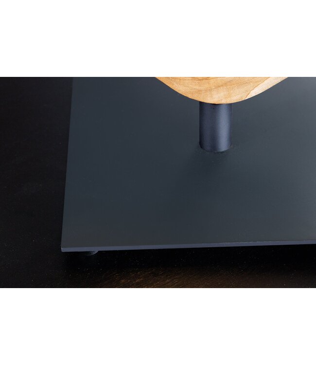 Invicta Interior Tafellamp ORGANIC ARTWORK 55cm teakhout naturel - 44683