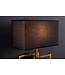 Invicta Interior Wandlamp LEONOR goud met zwarte kap - 41675