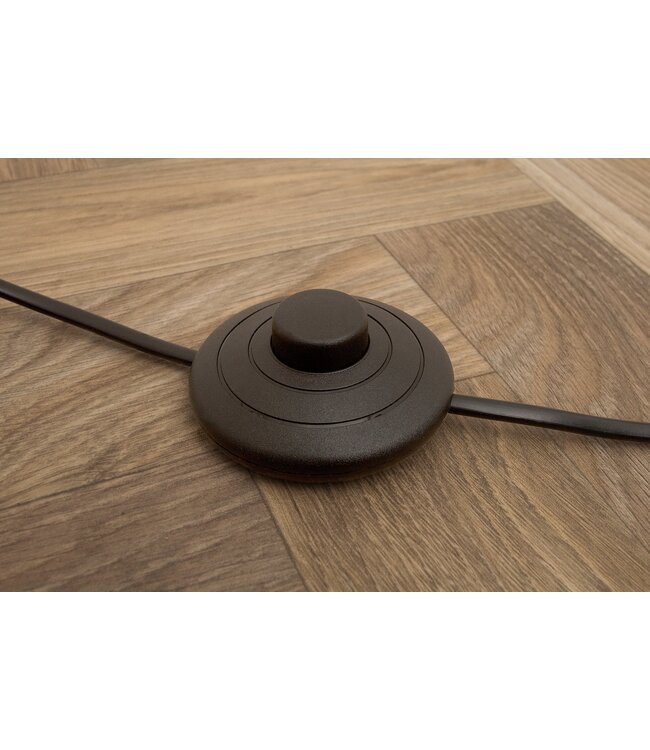 Invicta Interior Vloerlamp LEVELS 176 cm 5 linnen kappen wit beige bruin - 39059