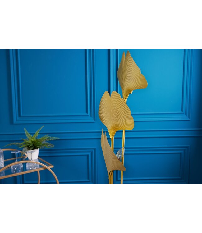 Invicta Interior Staande lamp GINKGO 160 cm goud - 42690