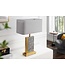 Invicta Interior Tafellamp ELEGANCIA 65cm marmer staal goudgrijs - 43732