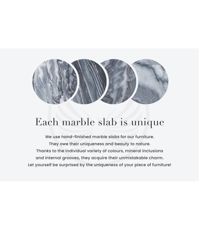 Invicta Interior Tafellamp ELEGANCIA 65cm marmer staal goudgrijs - 43732