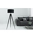 Invicta Interior Vloerlamp TRIPOD 142cm zwart retro - 38683