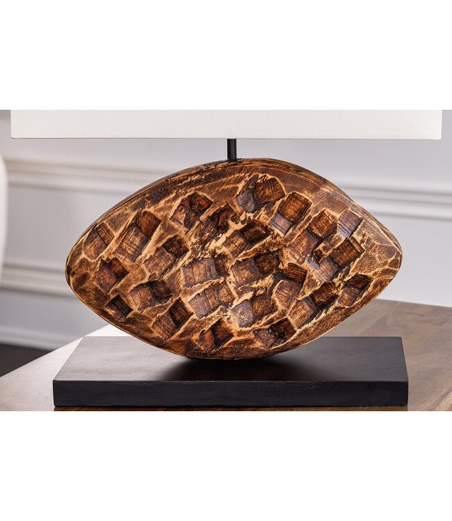 Invicta Interior Tafellamp REEF 50cm regenboomhout - 43929