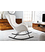Invicta Interior Schommelstoel SCANDINAVIA SWING bouclé wit - 43139