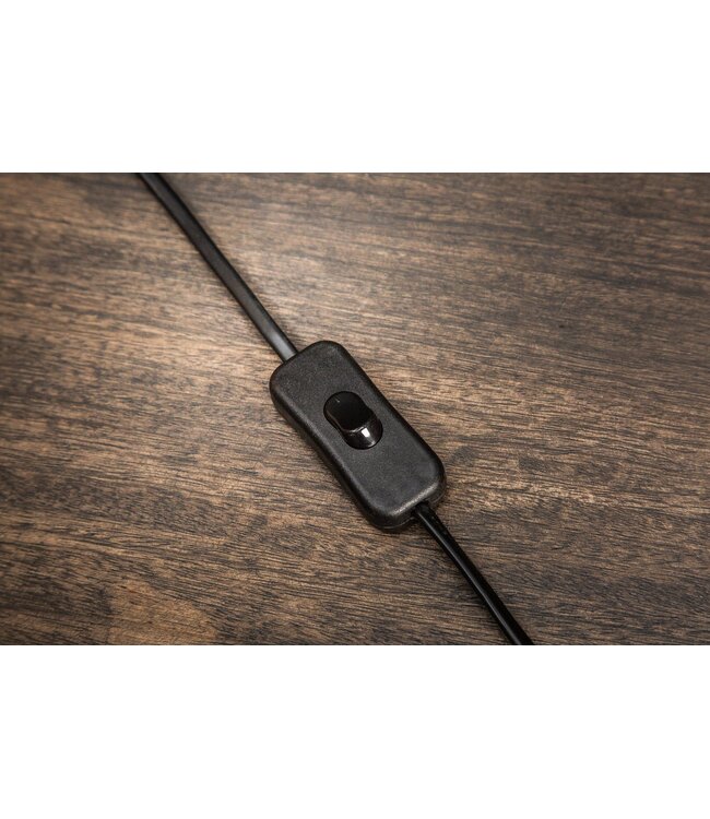 Invicta Interior Tafellamp PURE UNIQUE 80 cm met lampenkap van drijfhoutlinnen in beige - 39625