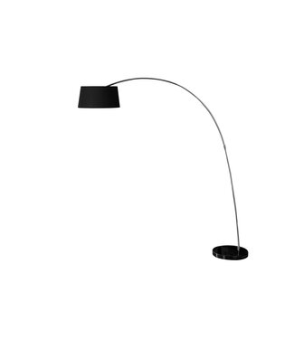 Invicta Interior Vloerlamp FORMA 215cm zwart goud met marmeren voet - 13069