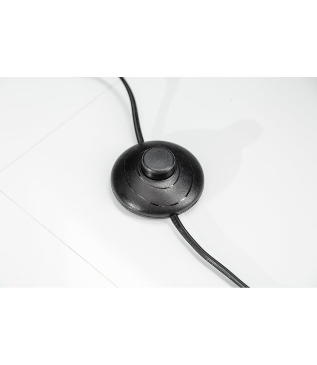 Invicta Interior Vloerlamp FORMA 215cm zwart goud met marmeren voet - 13069