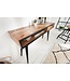 Invicta Interior Industriële console 120 cm met lade, mangohout - 39651