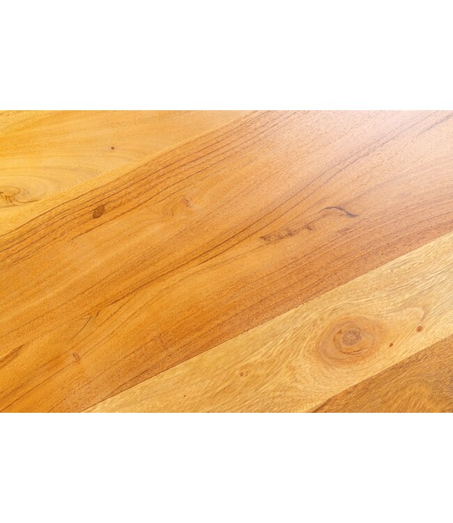 Invicta Interior Salontafel ORGANIC LIVING 90 cm acaciahout bruine honingkleurige afwerking - 47095