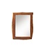 Invicta Interior Wandspiegel MAMMUT 100 cm met natuurlijke rand, bruin acaciahout - 46490