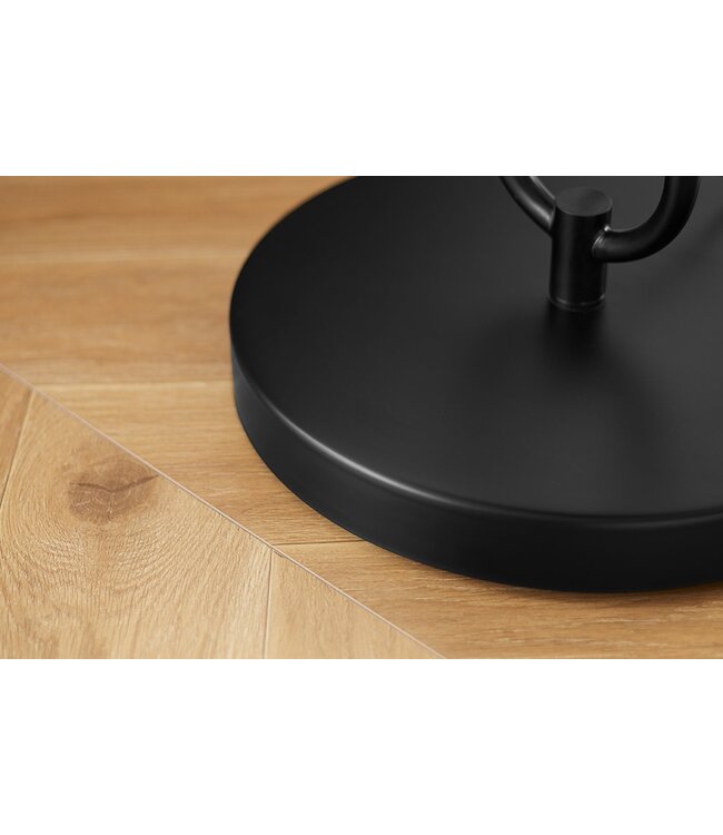 Invicta Interior Staande lamp SERVANT 176 cm met stoffen kap en voetstuk - 43759