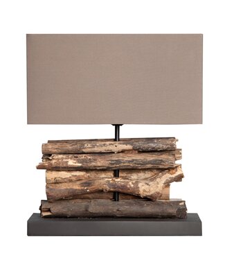 Invicta Interior Tafellamp PERIFERE drijfhoutbruin - 17322