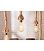 Invicta Interior Hanglamp SEVEN SEAS 110 cm, gemaakt van gerecycled acaciahout, naturel - 44679