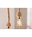 Invicta Interior Hanglamp SEVEN SEAS 110 cm, gemaakt van gerecycled acaciahout, naturel - 44679