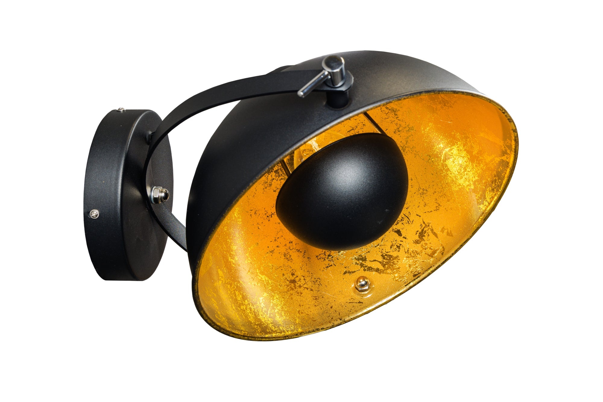 Wandlamp STUDIO 40cm zwart goud - 35124